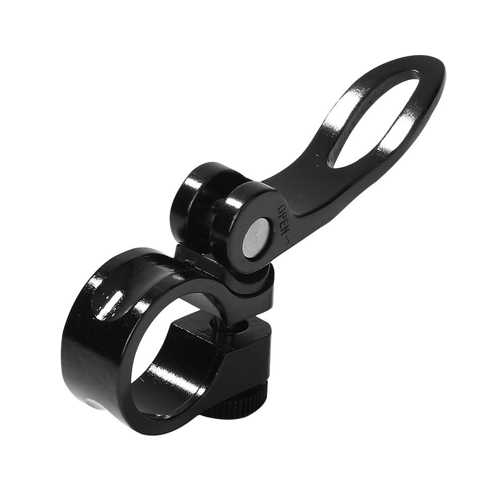 

- Quick Release MTB Seatpost Clamp Aluminum Seat Post Clamp (25.4mm Black)