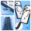 The new large window iphone17 magnetic mobile phone case is suitable for Apple 17pro transparent 1615 foreign trade 14p.