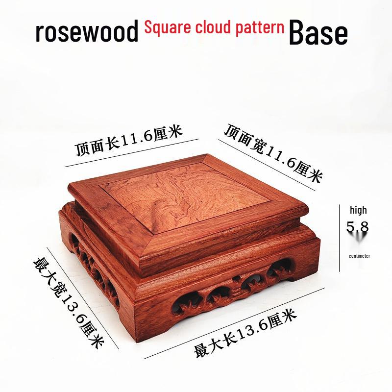 Karin Solid Wood Handicraft Stand for Vase, Pot, Bonsai, or Teapot Ornament