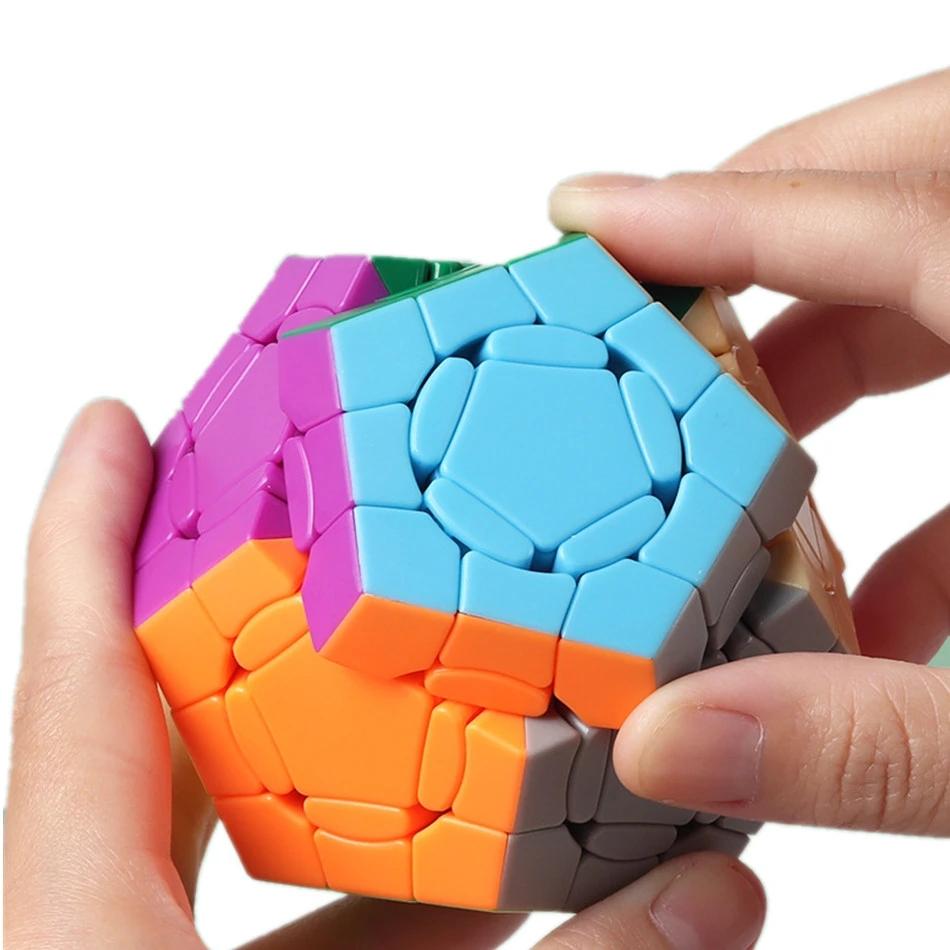Dodecaedri Puzzle Cubo Magico Crazy 3x3 Sengso Cubo a Funzioni Complete Puzzle Senza Adesivi Cubo Magico Giocattolo Regalo Educativo