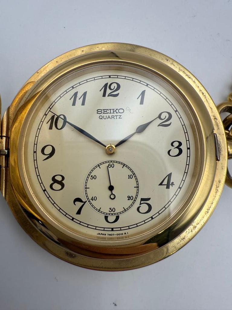 [USED] SEIKO Gold Pocket Watch 7N07-001A