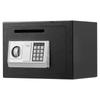 0.6 Cubic Feet Drop Safe, Drop Slot Safe Box with Password and Turn Knob, Heavy Duty Compact Cash Depository Box with a Front Lock Slot for Cash, Bank