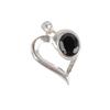 Black Onyx Gemstone 925 Sterling Silver Jewelry Fashionable Pendant For Women's CP-5-15