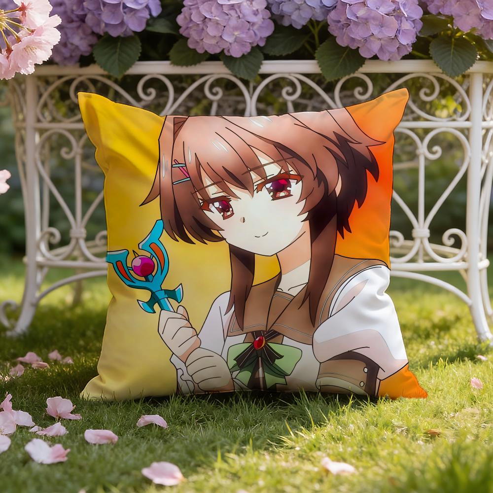 Anime 9-nine- Ruler's Crown Cushion Cover Home & Car Dual-Scene Pillow Cover: Reversible for Premium Comfort