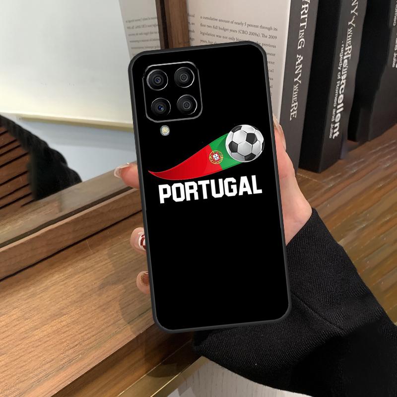 Portugal Flag Case For Samsung Galaxy M56 M16 M36 M33 M53 M13 M12 M32 M52 M20 M15 M55 M31 M14 M35 M34 M54