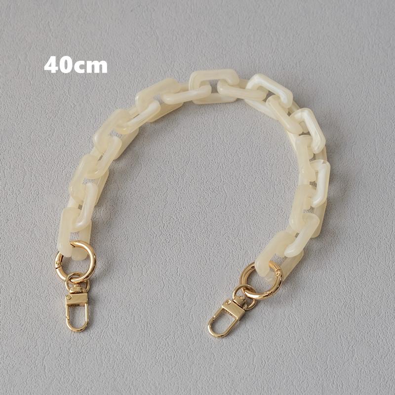 New Woman Bag Chain Accessory Detachable Parts Candy Crossbody Resin Luxury Strap Women Handbag Chains Acrylic Shoulder Handles