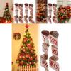 Elegant 2 Meter Christmas Ribbon Garland With Merry Christmas Letters For Diy Decor