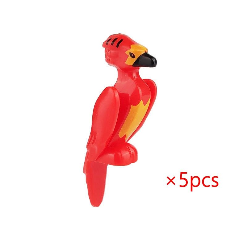 Niedliche Tiere, Vögel, Adler, Falke, Geier, Phönix, Chamäleon – Figuren, MOC-Bausteine, Spielzeug für Kinder, Geschenke, DIY-Spielzeug, Tierteile