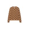 Gucci Gg Pletený svetr s kulatým výstřihem z vlněného žakáru 692900-XKCC5-2075