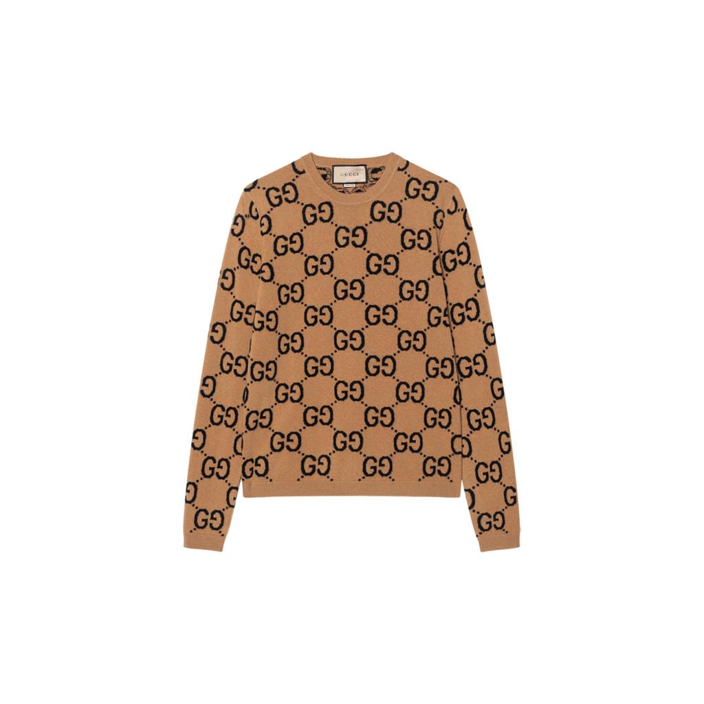 Gucci Gg Wool Jacquard Crewneck Jumper 692900-XKCC5-2075
