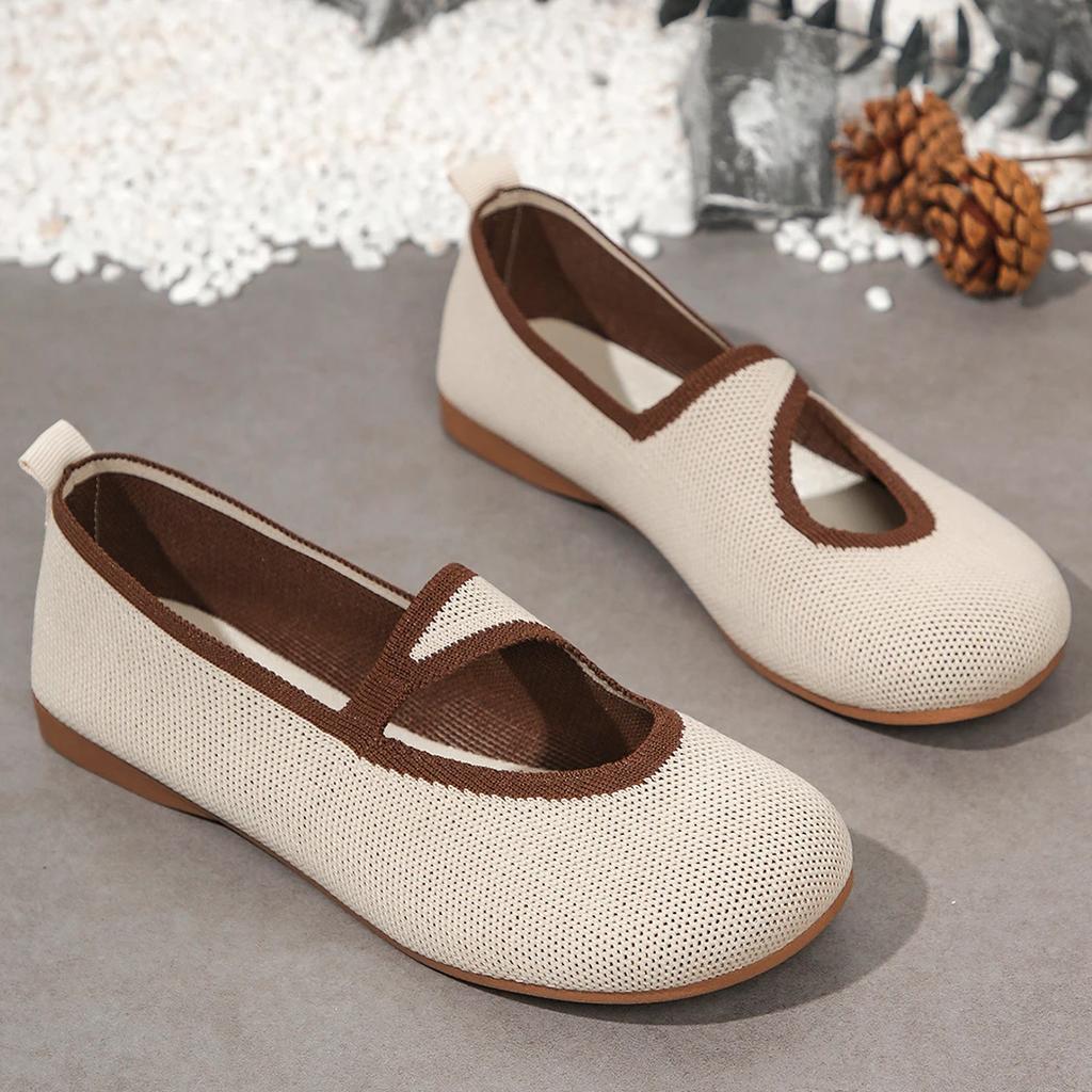 Divatos Női Kényelmes Könnyű Elegáns Lapos Loaferek Női Pántos Sekély Alkalmi Balerinacipők Tavasz Ősz 2024 Női Cipők