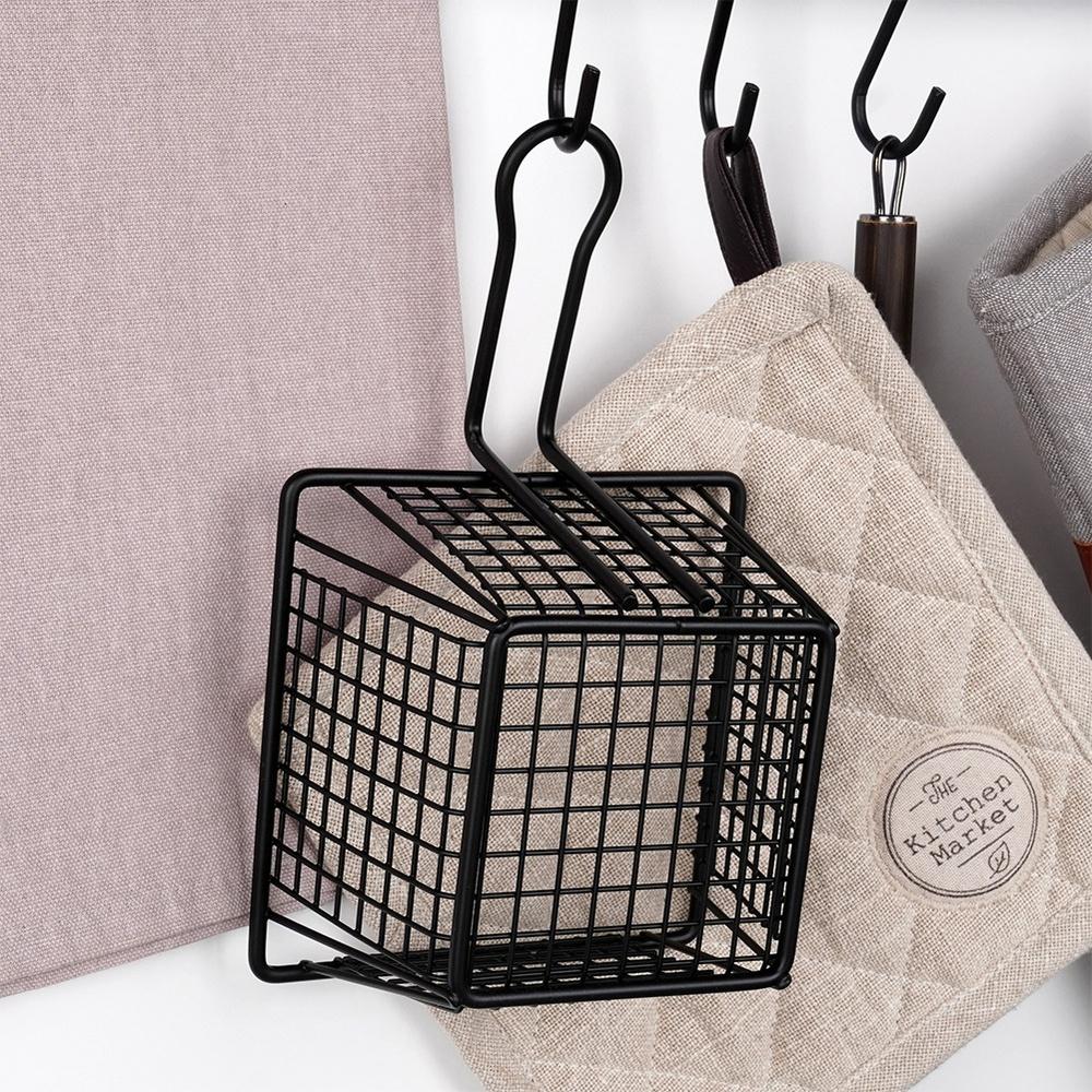 French Fries Basket Snacks French Fries Serving Appetizers Container Black