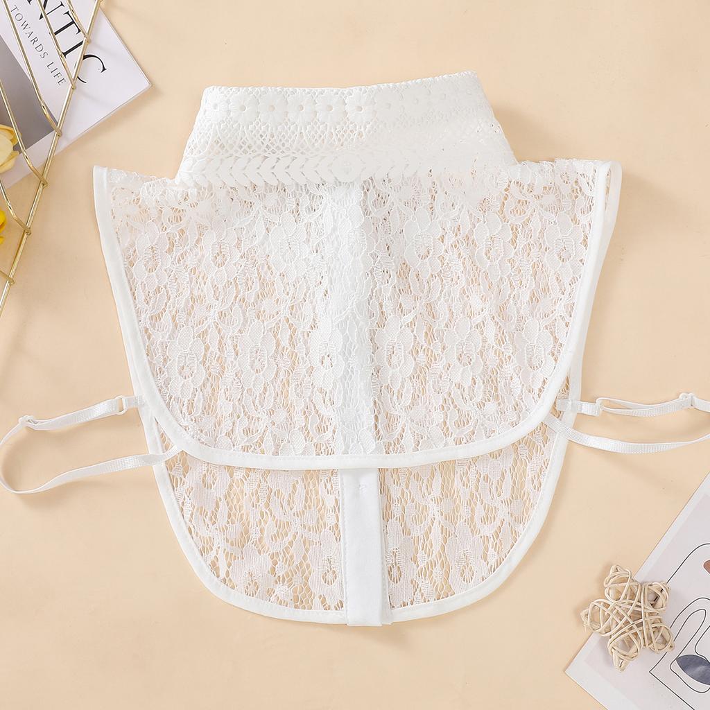 Hollow Embroidered Collar, Lace Fake Collar, Elegant, Fashionable, Personalized, Versatile, Detachable Fake Collar