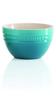 LE CREUSET Stoneware Rice Bowls, 300ml (Small), Rainbow, Heat and Cold Resistant, Microwave and Oven Safe, Pack of 5 [Official Japanese Product]