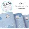 JAWO Cartoon Sea Creatures Fabric Shower Curtain for Kids, Under The Sea Bluey Whale Turtle Fish Kids Toddler Bathroom Decor Ocean Curtain for Girls