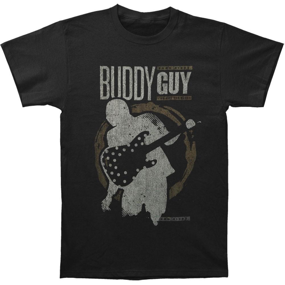 Men s Buddy Guy Damn Right Tour Slim Fit T-shirt Medium Black S
