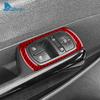 4PCS Real Soft Carbon Fiber Sticker For Opel Corsa 2007 2008 2009 2010 2011 2012 2013 2014 LHD RHD Car Window Lift Button Frame