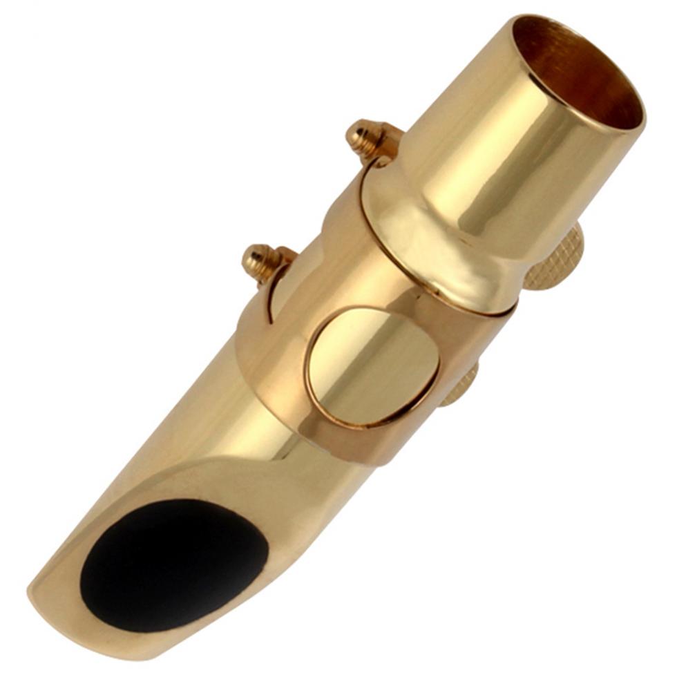 Professionelles Alto-Saxophon-Mundstück 6 aus vergoldetem Metall zum Spielen klassischer Musik
