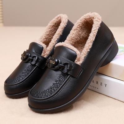 Winter Women's Padded Cotton Shoes Fashion Casual Thickened Warm Cotton Shoes