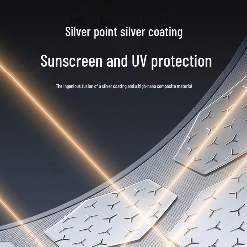 Tesla Cybertruck Ice Crystal Sunroof Sunshade: Car Roof Skylight Sunscreen & Heat Insulation.