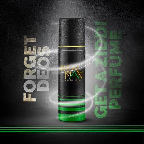 FOGG Men Realman Aerosol Fresh Scent Deodorant, 400Ml (Pack Of 2) - Sprit
