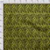 oneOone Cotton Flex Lime Green Fabric Tiger Animal Skin Sewing Fabric By The Yard Printed Diy Clothing Sewing Supplies 40 Inch