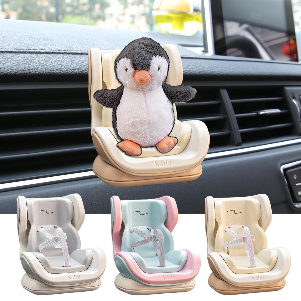 Doll Car Seat Safety Seat for Small Dolls Desktop Ornament Plush Toy Carseat for Sedan Truck Creative Play Enthusiasts Playdate