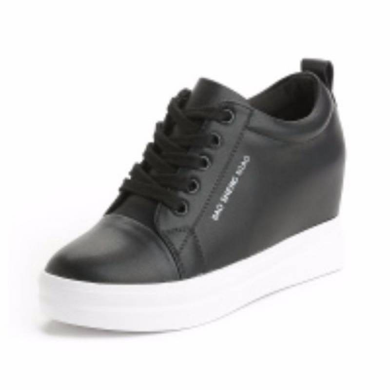 

Весенне-летняя повседневная обувь женская с внутренней платформой на толстой подошве женские туфли-маффины на шнуровке летние водонепроницаемые стол 10 см корейская версия bre 35