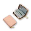Unisex Zipper Card Holder: Large Capacity, Driver's License & Card Slots, Compact ID Sleeve