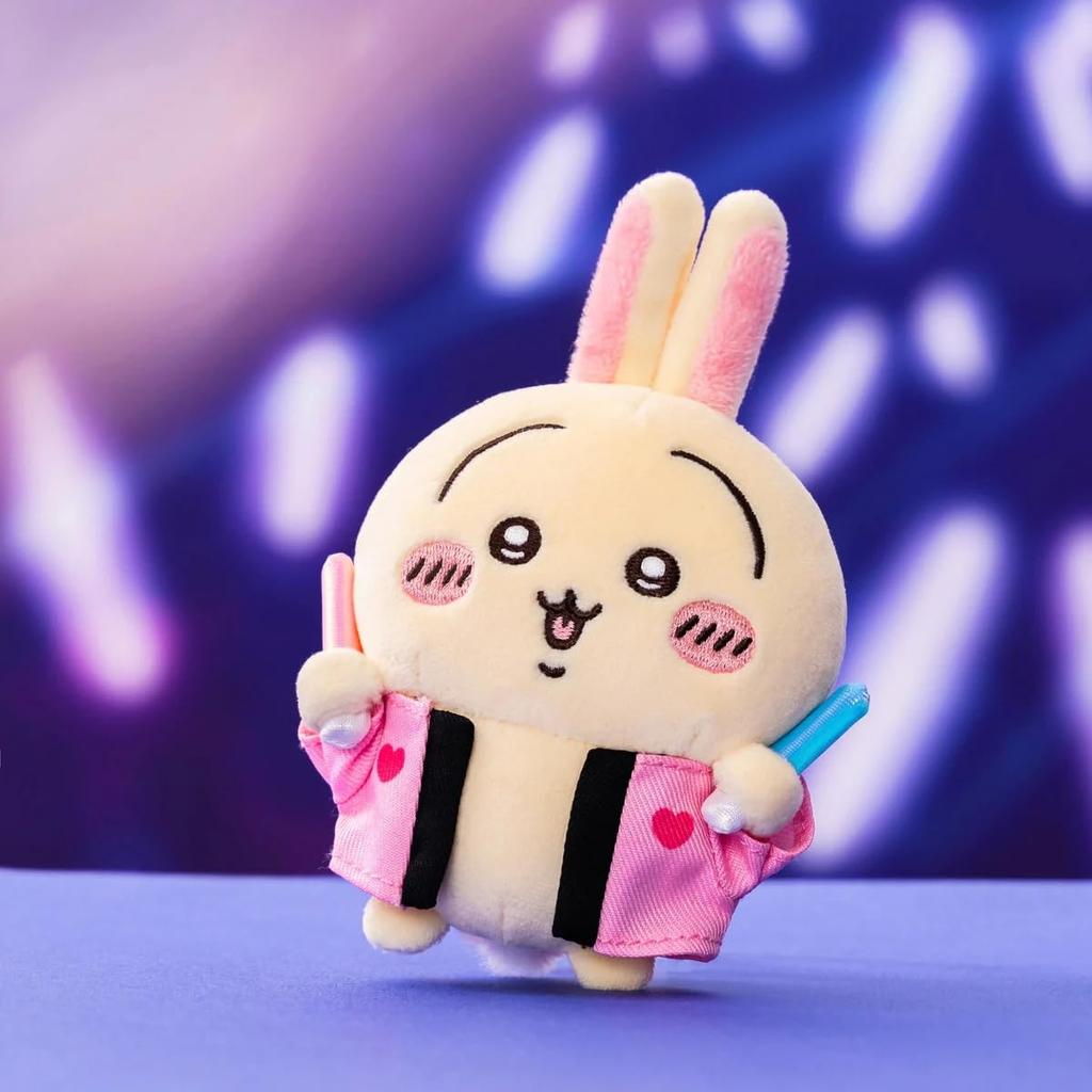 Chiikawa Otaku Activity Rabbit Mascot Plush Toy (Penlight)