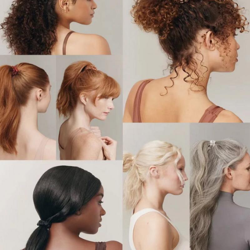 100% Čisté Morušové Hedvábí Gumičky do Vlasů Pro Ženy Elastické Hedvábné Gumičky do Vlasů Dívky Copánky Gumičky do Černých Vlasů Doplňky