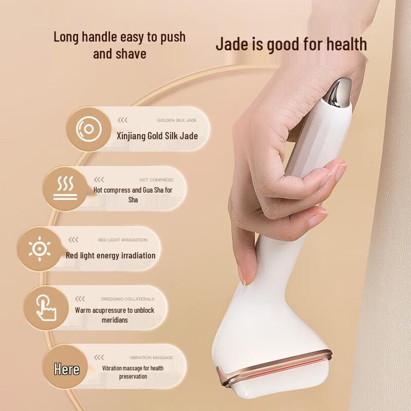Red Light Warming Vibration Gua Sha Tool CN plug (adapter included)
