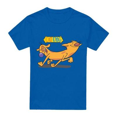 CatDog Mannen Blije Poten T-shirt