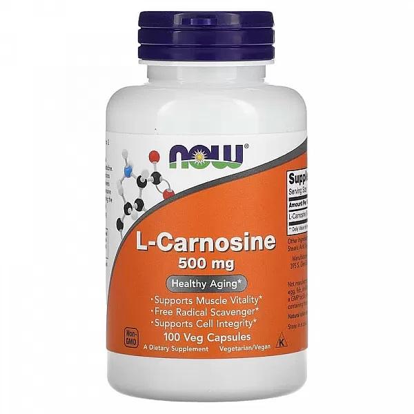 Now Foods - CARNOSINE 500MG.