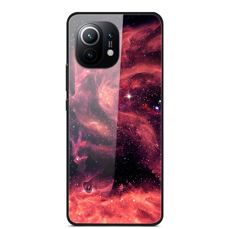Luxury Cover Case for Xiaomi mi 11 Tempered Glass Cover for Xiaomi mi 11 Lite 5G NE Phone Case for Xiaomi Mi 11 mi11 Lite Coque