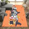 Halloween Costume Parade Area Rug Suitable for Dormitory Kitchen Outdoor Foyer Antislip Carpet Office home decor Gift for Festivals