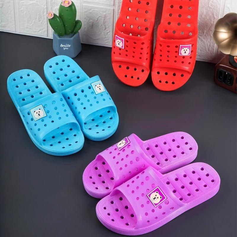 

Quick-drying Man Women s Slipper Non-slip Soft-sole Bathroom Slippers Hollowed Out Leaky Slippers Casual Home Slipper for Man 44-45 сірий