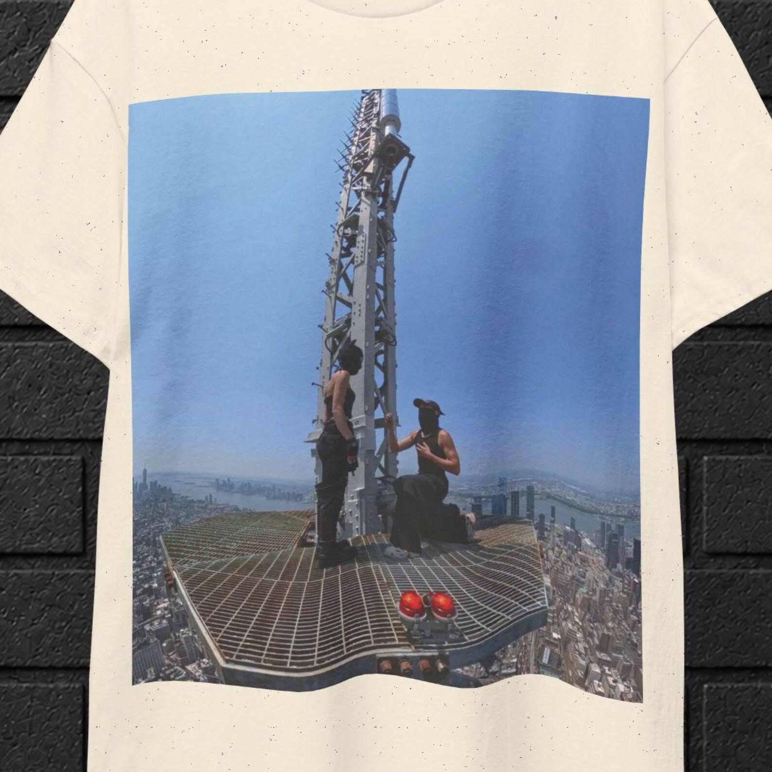 Power Of Love Peace Shirt, Empire State Building Inspired Tee, Angela Nikolau Ivan Beerkus Quote Shirt,NYC Skyline Inspired Tee XL