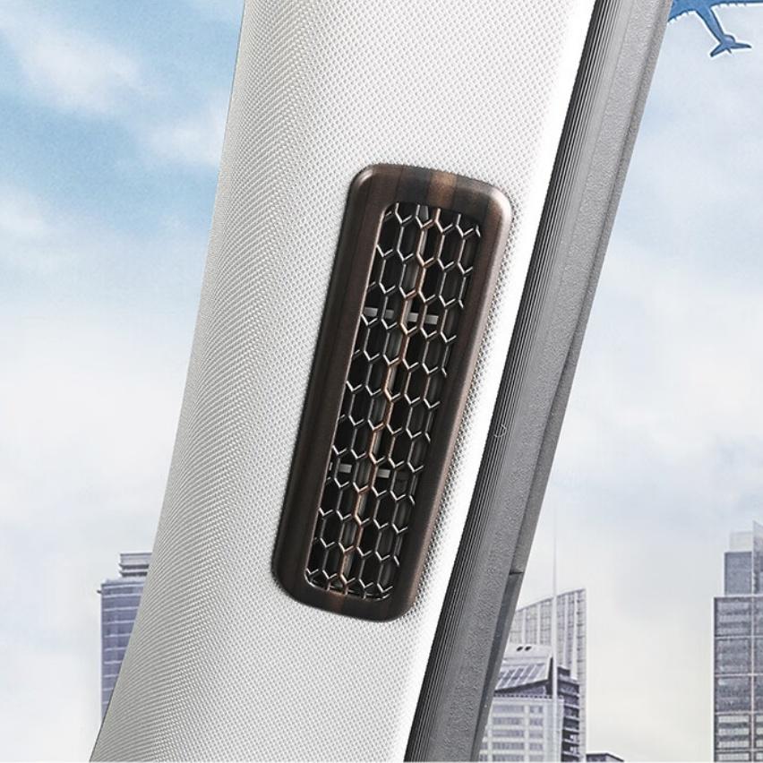 For Xpeng G9 2022 2023 2024 Accessories ABS Carbon fiber wood grain Car Front A Center Pillar Side Air Vent Outlet Cover Trim