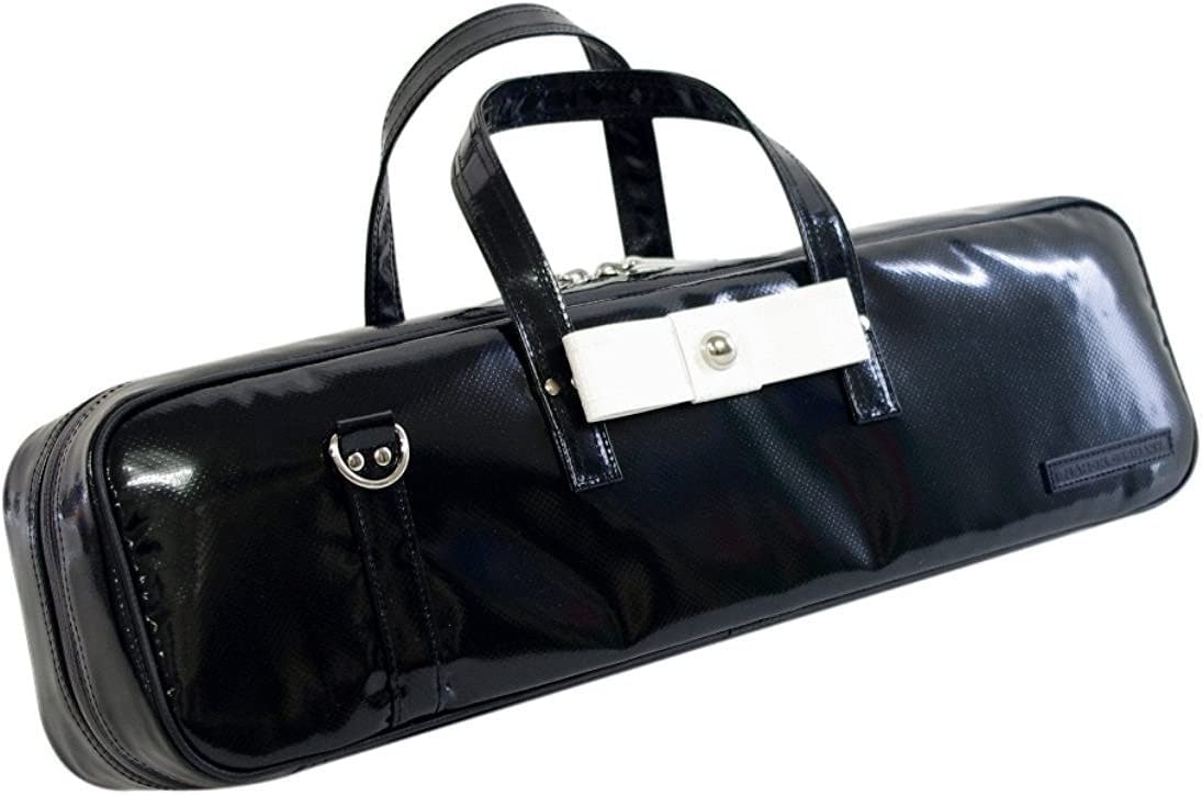

NAHOK 20% C flute & piccolo horizontal case guard [Grand Master2wf] BlackWhite Ribbon [German waterproof fabric x special temperature adjustment