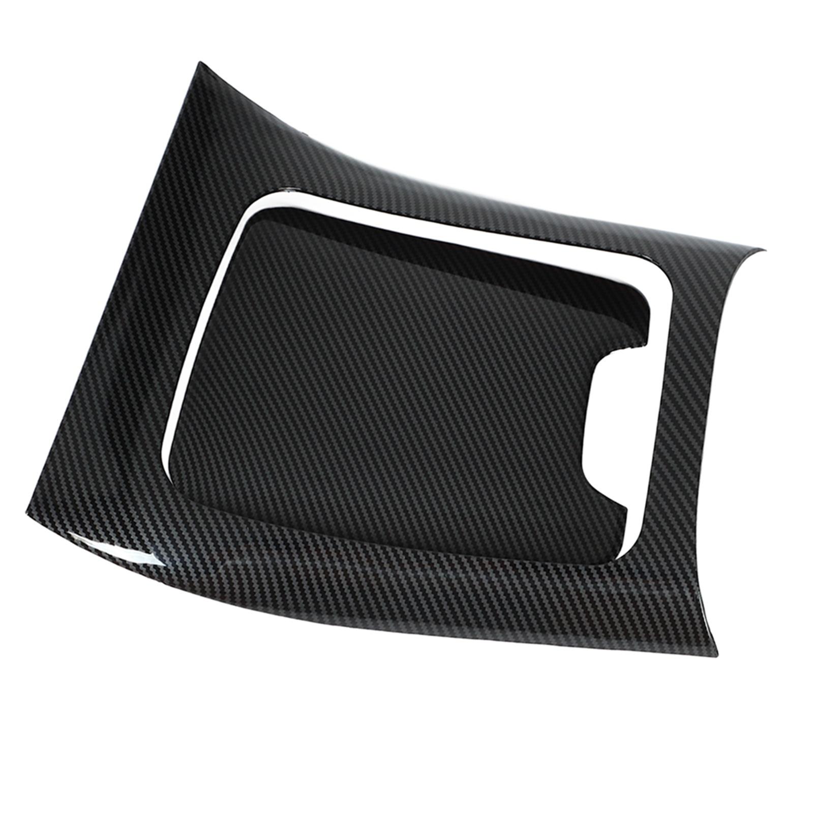 

2pcs Carbon Fiber Style Central Control Gear Shift Panel Trim LHD Replacement for Mercedes‑Benz C‑Class W206 S206