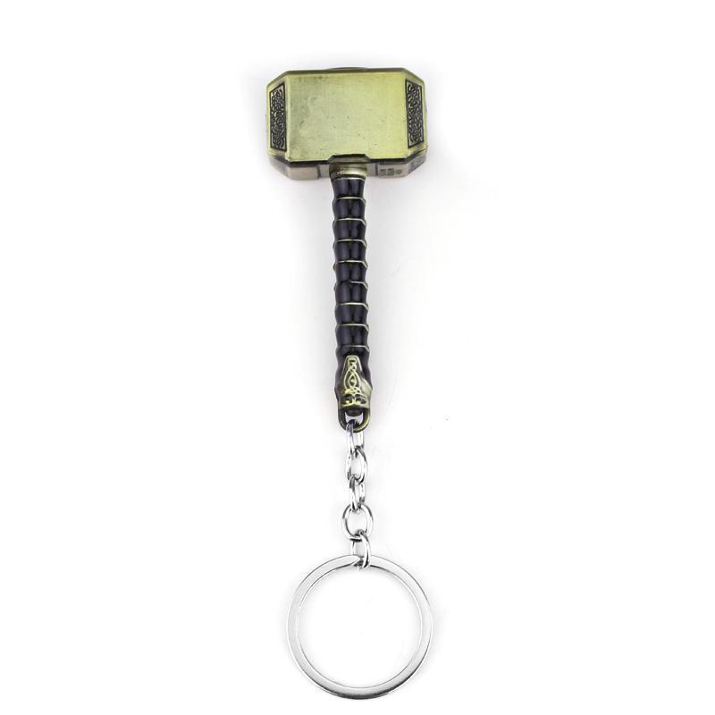 Thor's Hammer Alloy Pendant & Keychain - Avengers-Inspired