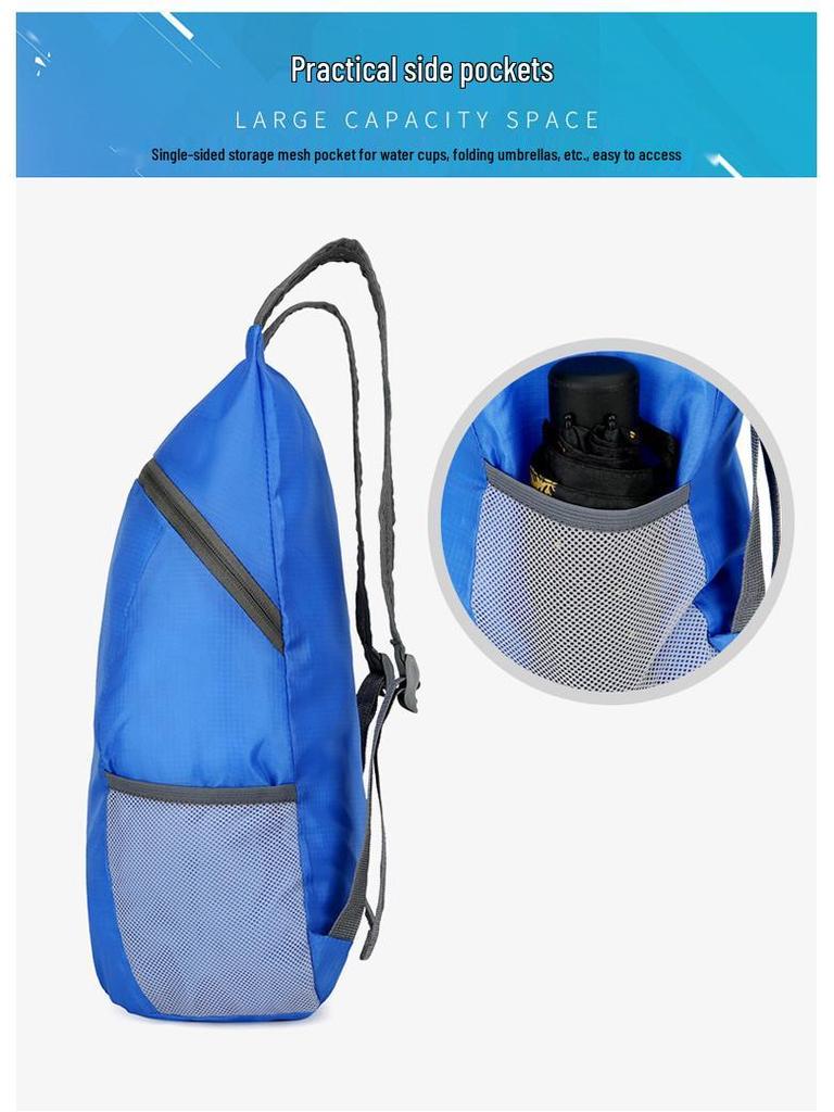 Unisex Ultralight Foldable Travel Backpack with Custom Logo