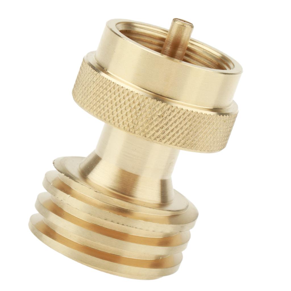 Universal Brass LP Gas Steel Bottle Tank Adapter Converter Connector