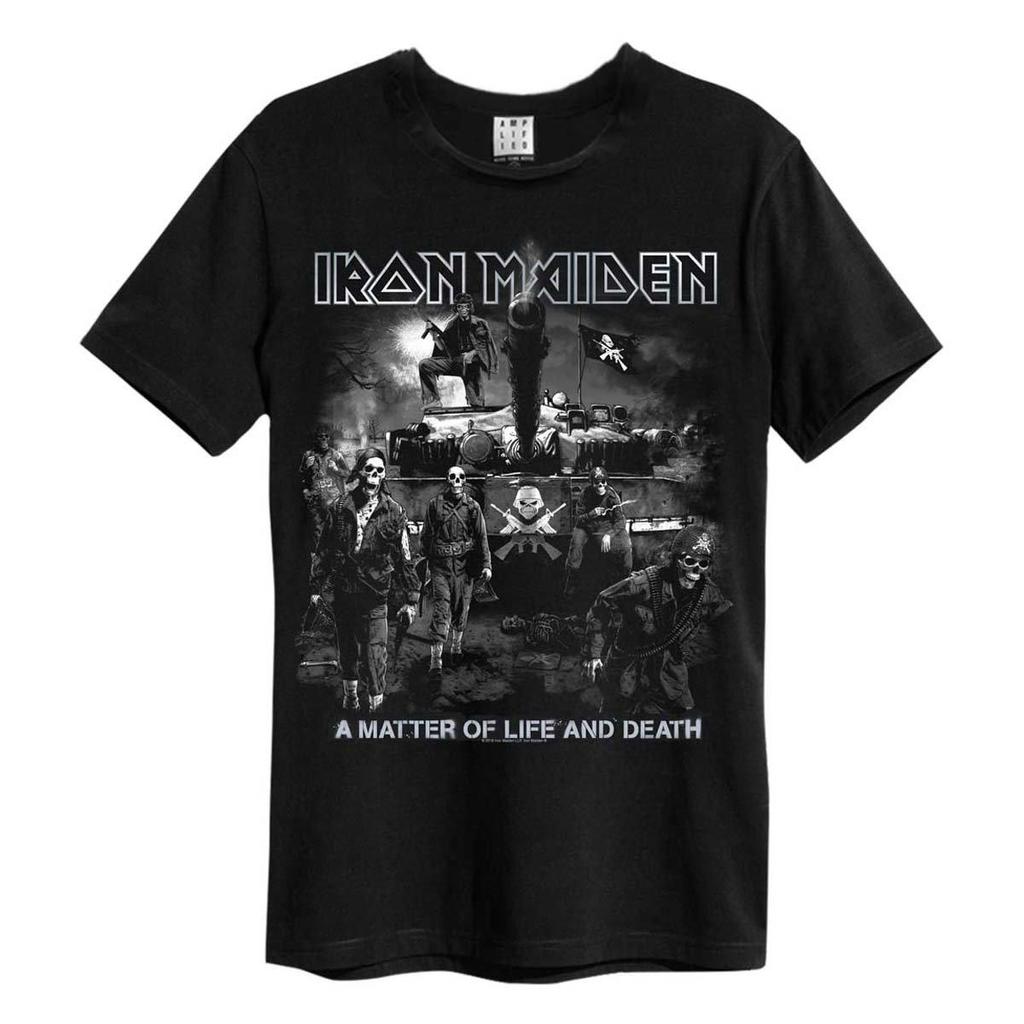 Amplified Unisex Erwachsenen Life Or Death Iron Maiden T-Shirt
