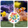 NOLITOY Set of Fake Tropical Fish Floating and Swimming Artificial Fish Colorful Plastic Aquarium Aquarium Accessories 25-Piece Figures, Ornaments,