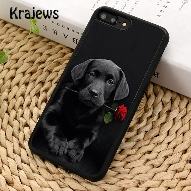 

Мягкий чехол Krajews с милой собакой, лабрадором-ретривером для iPhone 14 5 6s 7 8 plus XR XS 11 12 13 pro max Samsung S21 S22ultra iPhone 12or12pro