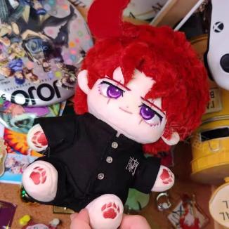 20 Cm Jojo'S Bizarre Adventure Kakyoin Noriaki Plushy Doll Cuddly Plushy Attire Up Plushie Frame Auditory Outfit Props Otaku Holiday Surprise