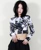 Deumakeu Punk Graphic Crop T-Shirt