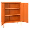 Aufbewahrungsschrank Orange 80 x 35 x 101,5 cm Stahl